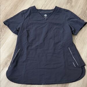 Women's Black V-Neck scrub top